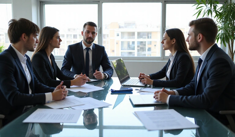 Équipe de TechShield Legal en réunion