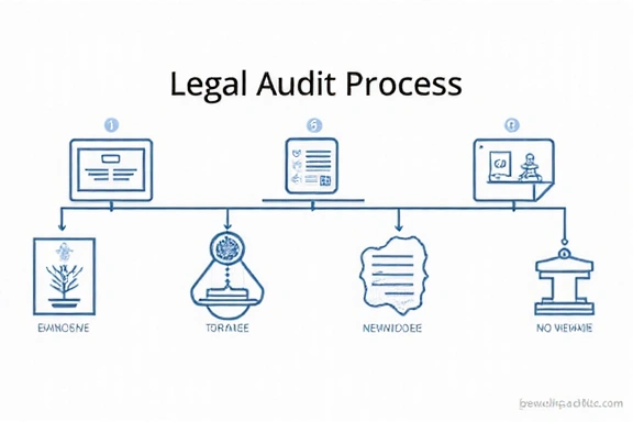Processus d'audit juridique